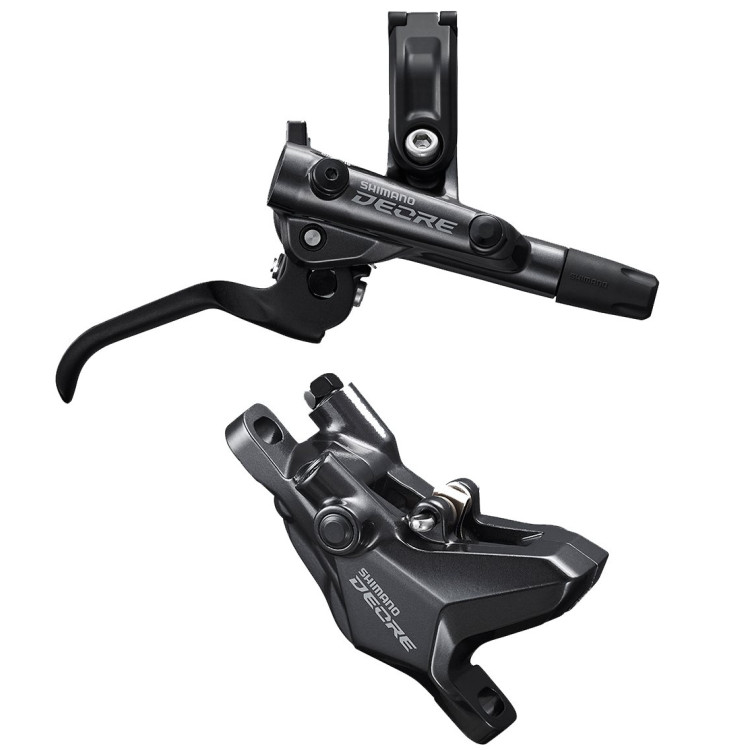 Diskiniai stabdžiai galiniai Shimano DEORE BL/BR-M6100(L) resin J-Kit black