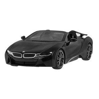 BMW i8 Roadster czarny RASTAR model 1:12 Zdalnie sterowane auto + pilot 2,4 GHz