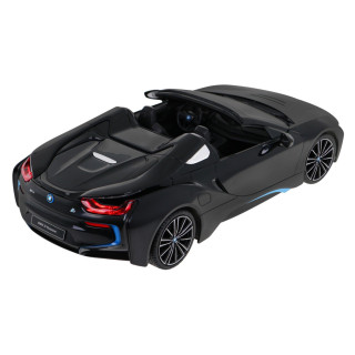 BMW i8 Roadster czarny RASTAR model 1:12 Zdalnie sterowane auto + pilot 2,4 GHz