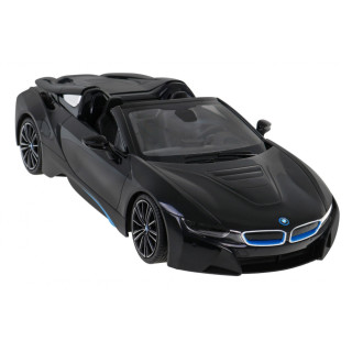 BMW i8 Roadster czarny RASTAR model 1:12 Zdalnie sterowane auto + pilot 2,4 GHz