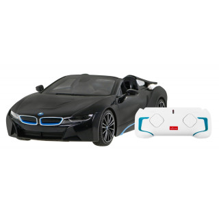 BMW i8 Roadster czarny RASTAR model 1:12 Zdalnie sterowane auto + pilot 2,4 GHz