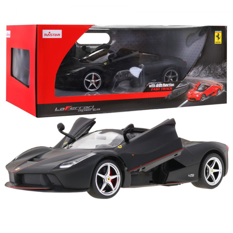 Ferrari LaFerrari Aperta czarne RASTAR model 1:14 Zdalnie sterowane auto + pilot 2,4 GHz