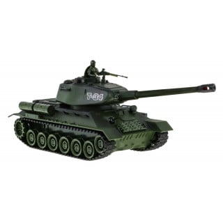 Zdalnie sterowane 2 czołgi T-34 vs Tiger dla dzieci 3+ Strzelające modele 1:28 + Wielka Bitwa Czołgów + Dźwięki Światła