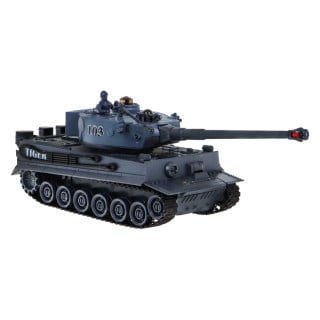 Zdalnie sterowane 2 czołgi T-34 vs Tiger dla dzieci 3+ Strzelające modele 1:28 + Wielka Bitwa Czołgów + Dźwięki Światła