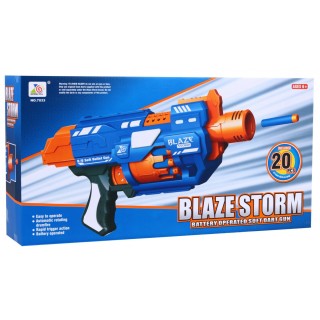 Elektryczny Karabin dla dzieci 6+ Blaze Storm 20 długich Pocisków z pianki + Zasięg do 10 m