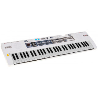 Biały Keyboard dla dzieci 5+ Mikrofon + Nagrywanie + Głośniki Stereo - model nr 008