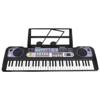 Keyboard dla dzieci 5+ Stojak na nuty Mikrofon + Nagrywanie Radio USB MP3 - model nr 020