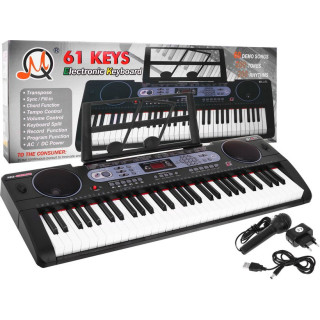 Wielofunkcyjny Keyboard dla dzieci 5+ Zestaw muzyczny Stojak na nuty Mikrofon - model nr 602