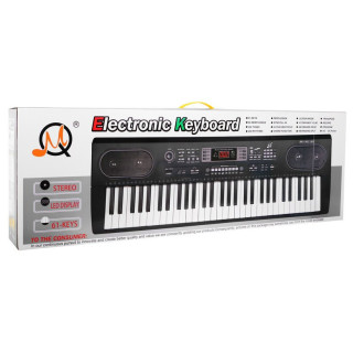 Wielofunkcyjny Keyboard dla dzieci 5+ Zestaw muzyczny Mikrofon Taktomierz - model nr 603