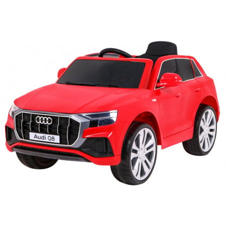 Audi Q8 Lift na akumulator dla dzieci Czerwony + Pilot + EVA + Wolny Start + MP3 USB + LED