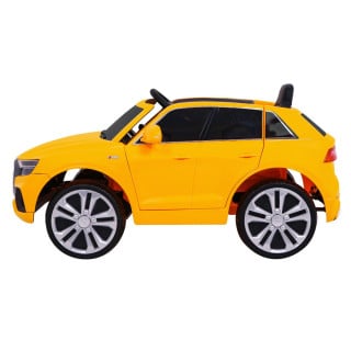 Audi Q8 Lift na akumulator dla dzieci Żółty + Pilot + EVA + Wolny Start + MP3 USB + LED