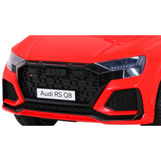 Audi RS Q8 Autko na akumulator Czerwony + Pilot + Wolny Start + EVA + LED + MP3 USB