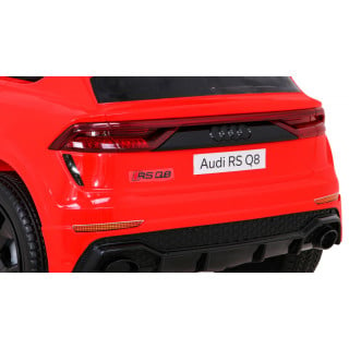 Audi RS Q8 Autko na akumulator Czerwony + Pilot + Wolny Start + EVA + LED + MP3 USB