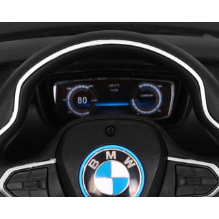 BMW I8 Lift Auto na akumulator Pomarańczowy + Pilot + Wolny Start + 3-pkt pasy + MP3 USB + LED