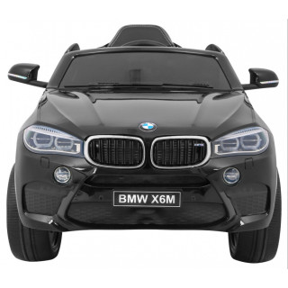 BMW X6M Elektryczne Autko dla dzieci Czarny + Pilot + EVA + Wolny Start + Panel audio + LED