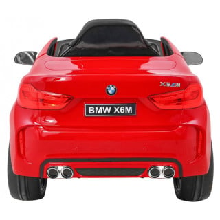 BMW X6M Elektryczne Autko dla dzieci Lakier Czerwony + Pilot + EVA + Wolny Start + Audio + LED