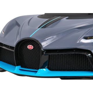 Bugatti Divo Autko na akumulator dla dzieci Szary + Pilot + EVA + Wolny Start + LED MP3