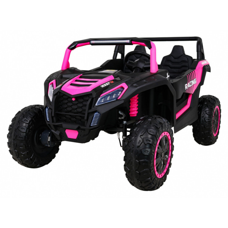 Buggy ATV Racing dla 2 dzieci Różowy + Napęd 4x4 + Pilot + Wolny Start + MP3 LED