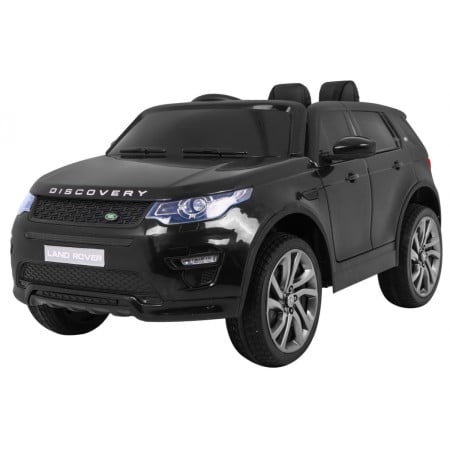 Land Rover Discovery dla dzieci Czarny + Pilot + 5-pkt pasy + Regulacja siedzenia + EVA + MP3 LED