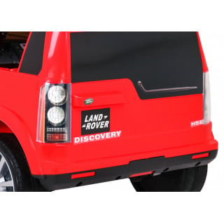 Land Rover Discovery Autko elektryczne dla dzieci Czerwony + Pilot + Koła EVA + Wolny Start + Radio MP3