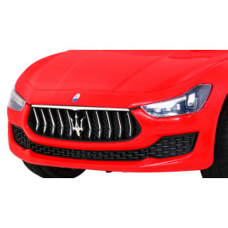 Maserati Ghibli na akumulator dla dzieci Czerwony + Pilot + Wolny Start + EVA + MP3 USB + LED