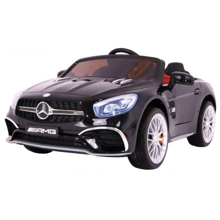 Mercedes AMG SL65 dla dzieci Czarny + Pilot + Bagażnik + Regulacja siedzenia + MP3 LED + Wolny Start