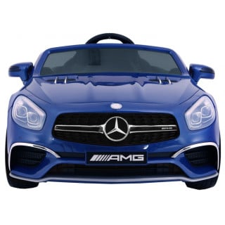 Mercedes AMG SL65 dla dzieci Lakier Niebieski + Pilot + Bagażnik + Regulacja siedzenia + MP3 LED + Wolny Start