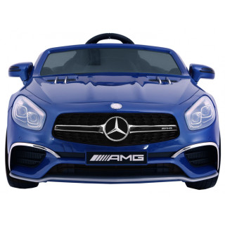 Mercedes AMG SL65 dla dzieci Lakier Niebieski + Pilot + Bagażnik + Regulacja siedzenia + MP3 LED + Wolny Start