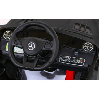 Mercedes Benz AMG SL65 S elektryczny dla dzieci Czarny + Pilot + Audio LED + Ekoskóra + EVA + Wolny Start