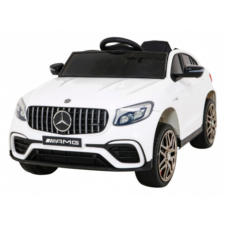 Mercedes Benz GLC63S dla dzieci Biały + Pilot + Napęd 4x4 + MP3 LED + EVA + Wolny Start