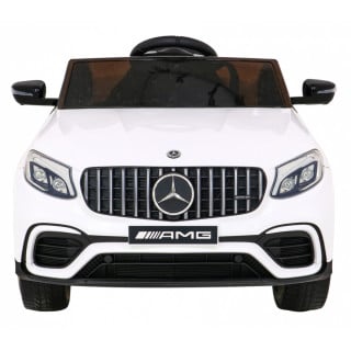 Mercedes Benz GLC63S dla dzieci Biały + Pilot + Napęd 4x4 + MP3 LED + EVA + Wolny Start