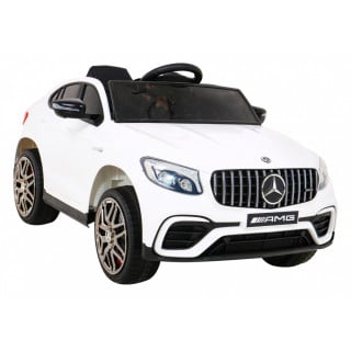 Mercedes Benz GLC63S dla dzieci Biały + Pilot + Napęd 4x4 + MP3 LED + EVA + Wolny Start