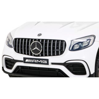 Mercedes Benz GLC63S dla dzieci Biały + Pilot + Napęd 4x4 + MP3 LED + EVA + Wolny Start