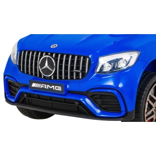 Mercedes Benz GLC63S dla dzieci Niebieski + Pilot + Napęd 4x4 + MP3 LED + EVA + Wolny Start