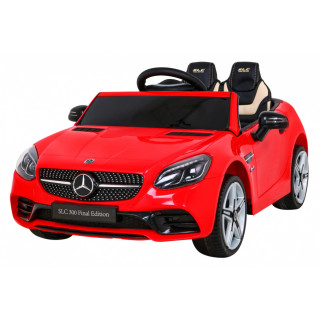 Mercedes Benz SLC300 Auto na akumulator dla dzieci Czerwony + Dźwięki MP3 Światła + Pilot + Wolny Start