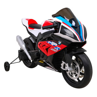 Motor BMW HP4 na akumulator dla dzieci Czerwony + Pomocnicze kółka + Wolny Start + EVA + MP3 LED