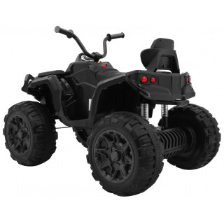 Quad ATV 2.4GHz na akumulator dla dzieci Czarny + Pilot + Koła EVA + Radio MP3 + Wolny Start