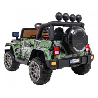 Auto Terenowe Full Time 4WD dla dzieci Lakier Moro + Napęd 4x4 + Pilot + Audio LED + Schowek