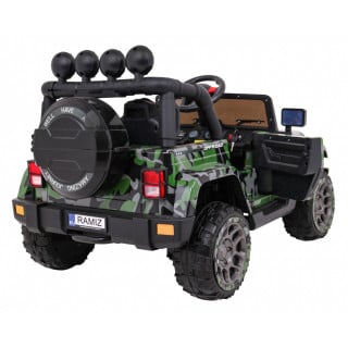 Auto Terenowe Full Time 4WD dla dzieci Lakier Moro + Napęd 4x4 + Pilot + Audio LED + Schowek