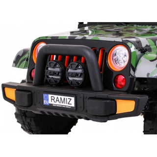 Auto Terenowe Full Time 4WD dla dzieci Lakier Moro + Napęd 4x4 + Pilot + Audio LED + Schowek