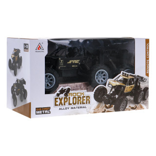 Metalowy crawler Rock Explorer 4x4 dla dzieci 8+ Zdalnie sterowany 1:18 Gumowe 6 kół