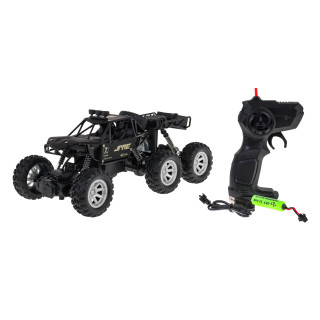 Metalowy crawler Rock Explorer 4x4 dla dzieci 8+ Zdalnie sterowany 1:18 Gumowe 6 kół