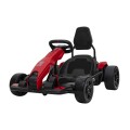 Gokart Fast 3 Drift na akumulator dla dzieci Czerwony + Funkcja driftu + Silniki 2x150W + Radio LED + Pasy