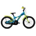 Dviratis S'COOL XXlite 18" 1-speed coaster-brake Aluminium blue-lime
