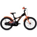Dviratis S'COOL XXlite 18" 1-speed coaster-brake Aluminium black-orange