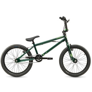 Dviratis S'COOL XtriX 20 1-speed BMX 20" HiTen dark green-neon green
