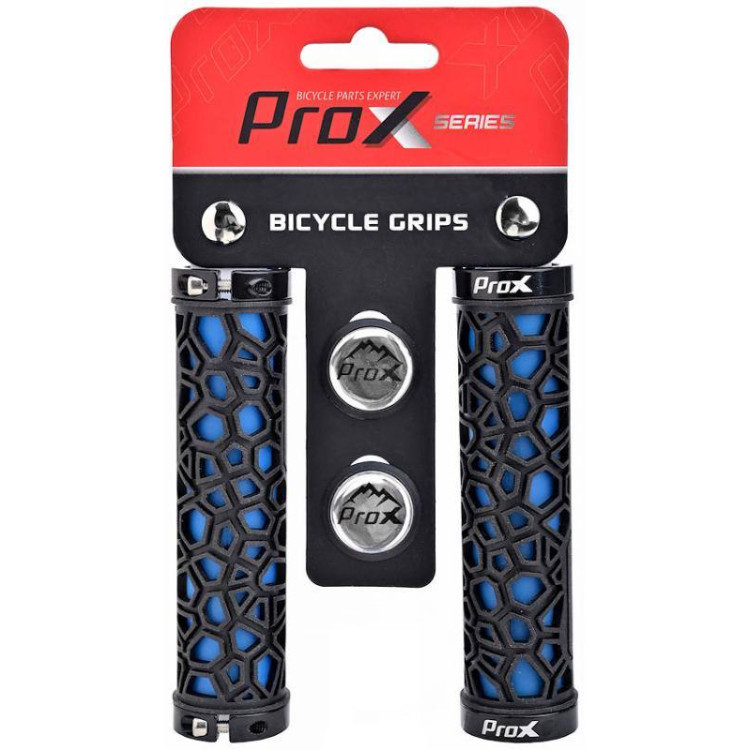 Vairo rankenėlės ProX GP-53 130mm Lock-on blue-black