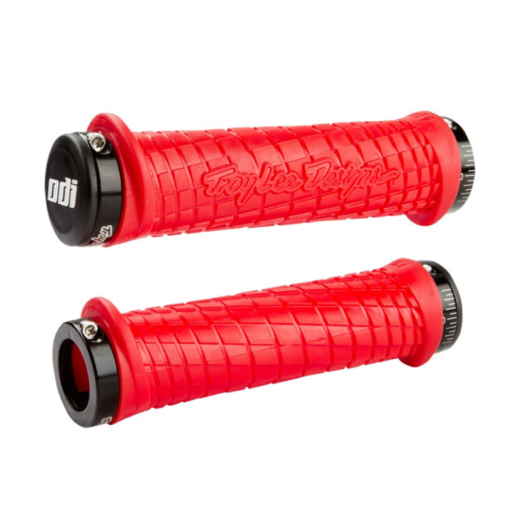 Vairo rankenėlės ODI Troy Lee Designs Signature MTB Lock-On Red/Black