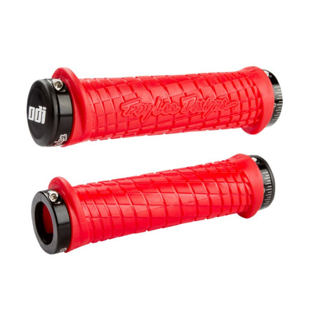 Vairo rankenėlės ODI Troy Lee Designs Signature MTB Lock-On Red/Black