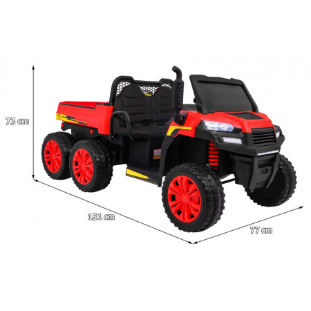 Vehicle Farmer Truck Red